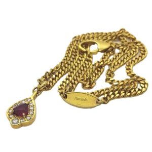 ルビー R(0.58ct K18 ネックレス ルビー買取相場-吉祥寺店(東京都武蔵野市)｜金買取実績