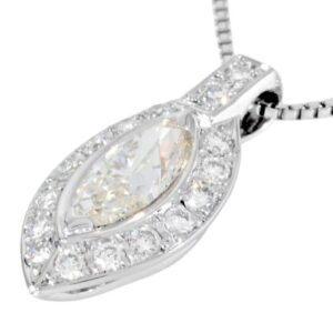 ダイヤモンドネックレス0.518ctマーキスカット買取実績画像