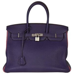 エルメス(HERMES)バーキン35 バイカラー スペシャルオーダー シルバー金具 Q刻印 パープル ピンク　 ハンドバッグ Bランク 買取相場-大宮店(埼玉県さいたま市)｜ブランド買取実績