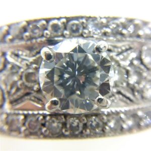 ダイヤモンド D(1.07ct MD(0.67ct Pt900 リング 買取相場