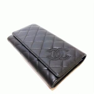 シャネル(CHANEL) 長財布 マトラッセ A80212 ラムキン Aランク 買取相場