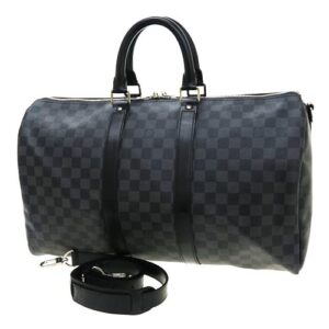ルイ・ヴィトン(Louis Vuitton) キーポルバンドリエール45 ダミエ・グラフィット N41418 ABランク 買取相場