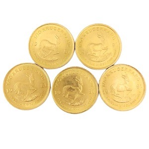 22金(K22) 投資用地金 クルーガー金貨 1/10oz 買取相場