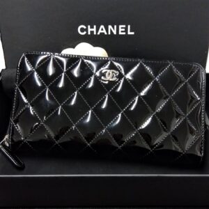 シャネル(CHANEL) 長財布 ココマーク パテントレザー A50097 ブラック 20番台 Bランク 買取相場