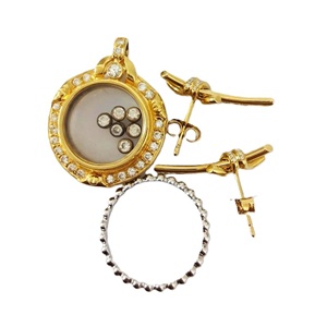 18金(K18) アクセサリー トップ　ピアス リング 買取相場