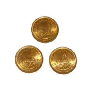 22金(K22) 投資用地金 クルーガーランド金貨1/5オンス 3枚 買取相場