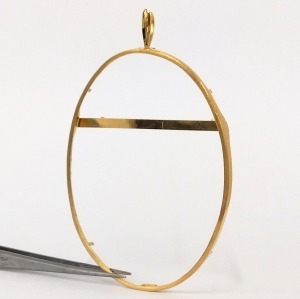 18金(K18) アクセサリー カメオ枠 買取相場