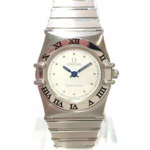 オメガ OMEGA 6104 465.6 コンステレーション 腕時計 シルバー文字盤 SS レディース 買取相場