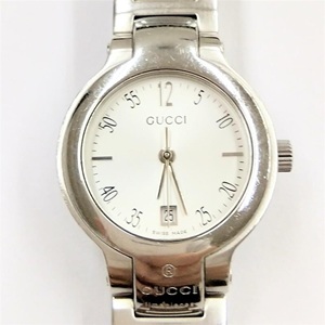 グッチ(GUCCI) 腕時計 クォーツ時計 デイト SS ホワイト文字盤 8900L 稼働品  Aランク 買取相場