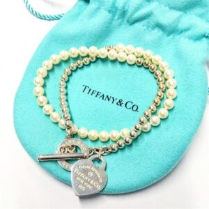ティファニー(Tiffany&CO) リターントゥ ラップ ビーズブレスレット SV925 ABランク 買取相場