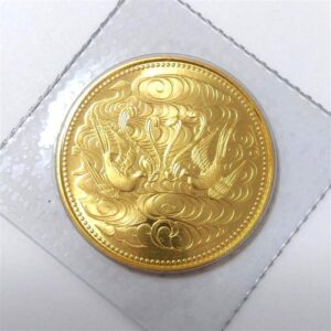 24金(K24) 投資用地金 天皇陛下御在位60年記念 10万円金貨 買取相場