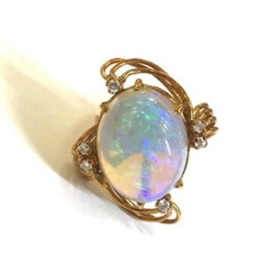 オパール 石目刻印無し 18金(K18) リング 買取相場