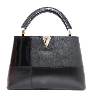 ルイ・ヴィトン(Louis Vuitton) ハンドバッグ カプシーヌBB M59269 カーフ ブラック Aランク 買取相場