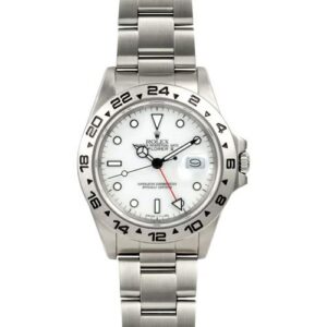 ロレックス(ROLEX) 16550 エクスプローラーII R番 腕時計 ホワイト文字盤 SS×SS ABランク 買取相場