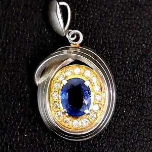 サファイヤ S（0.92 メレダイヤ MD（0.12ct K18/PT900 トップ 買取相場