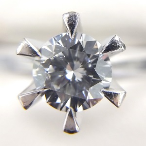 ダイヤモンド D(0.62ct SI2 GOOD PT850 リング 買取相場