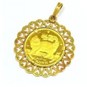 24金(K24) 18金(K18) アクセサリー キャット金貨1/25oz トップ 買取相場