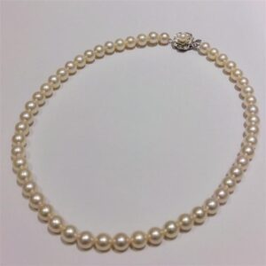 パール 7.4mm～7.9mm シルバー金具 ネックレス 買取相場