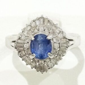 サファイア S(0.71ct ダイヤモンド MD(0.34ct Pt900 リング 買取相場-マルイファミリー志木店(埼玉県志木市)｜宝石買取実績