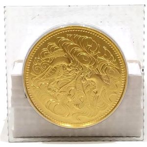 24金(K24) 投資用地金 天皇陛下御在位60年記念10万円金貨 買取相場