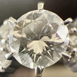 ダイヤモンド D(0.448ct H SI1 MD(0.08ct Pt900 リング 買取相場
