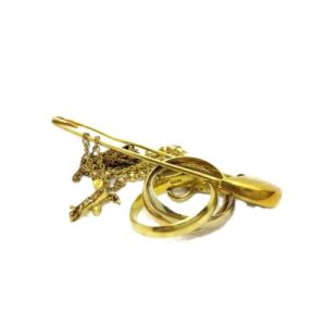 18金(K18) アクセサリー ネックレス リング ピン 3点 買取相場