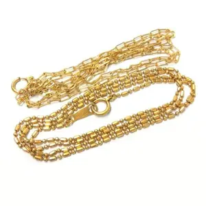 18金(K18) アクセサリー ネックレス チェーン 買取相場