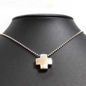 ティファニー(Tiffany&CO) ネックレス ローマンクロス SV925 Bランク 買取相場
