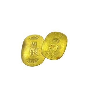 24金(K24) 記念品 小判 2点 買取相場