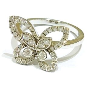 グラフ(GRAFF) バタフライ シルエット ミニ リング ダイヤモンド 8号 K18WG 買取相場