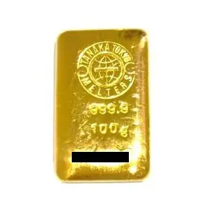 インゴットK(IK) 投資用地金 田中貴金属 100g 買取相場