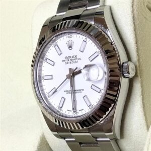 ロレックス(ROLEX) デイトジャストⅡ 116334 SS×WG フルーテッド 時計 Bランク 買取相場