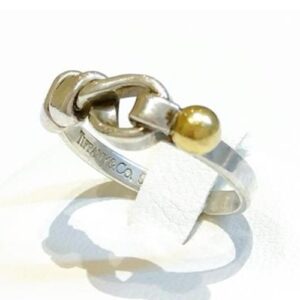 ティファニー(Tiffany&CO) ラブノットリング SV925 K18 買取相場