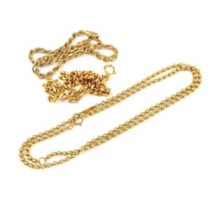 18金(K18) アクセサリー ネックレス ブレスレット 買取相場