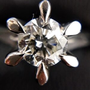 ダイヤモンド D(1.017ct I SI2 PT900 リング 買取相場