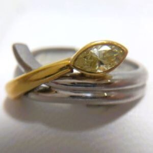 ダイヤモンド D(0.33ct VLY-SI2 K18/Pt900 リング 買取相場