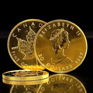 Ik 投資用地金 メープルリーフ金貨1OZ×3枚 買取相場