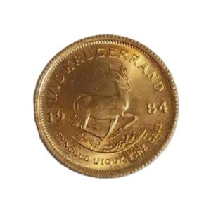 22金(K22) 投資用地金 クルーガーランド金貨1/10オンス 買取相場