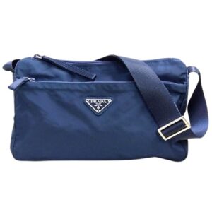 プラダ (PRADA) ボディバッグ ナイロン ネイビー Bランク 買取相場