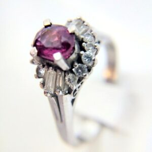 ルビー R(0.76ct MD(0.15ct MD(0.16ct Pt900 リング ジュエリー買取相場