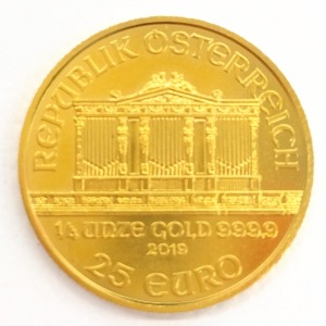 24金(K24) 投資用地金 金貨 ウィーン金貨 1/4オンス 買取相場