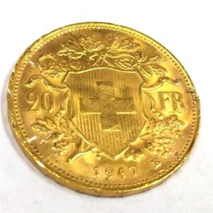 21.6金(K21.6) 投資用地金 20フラン金貨 買取相場