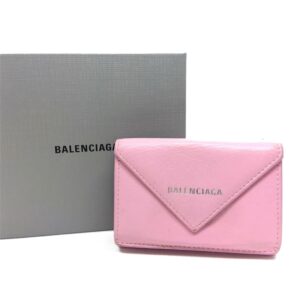 バレンシアガ(BALENCIAGA) 三つ折り財布 391446 ピンク 買取相場