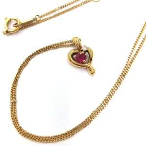 18金(K18) アクセサリー 石付ペンダント 金買取相場