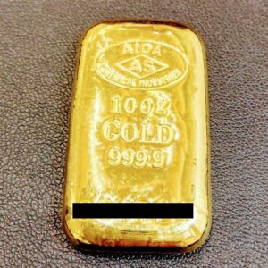 インゴット(IK) 投資用地金 アイダ貴金属 100g 買取相場