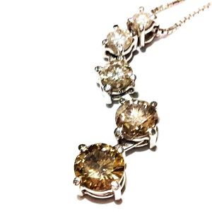 ダイヤモンド D(0.2.145ct K18 ネックレス 買取相場