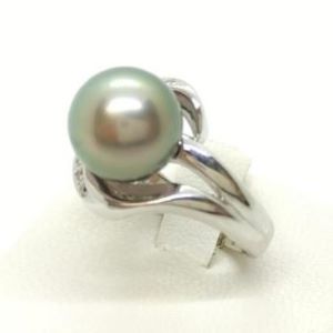 タサキ(TASAKI) パール9.0㎜ MD0.09ct Pt900 リング 買取相場