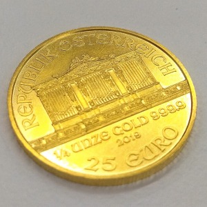 24金(K24) 投資用地金 金貨 ウィーン金貨1/4オンス 買取相場