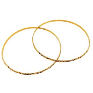 18金(K18) アクセサリー バングル2個 買取相場