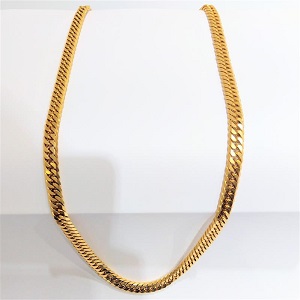 18金(K18) アクセサリー 喜平 ネックレス 6面ダブル 100.6g 買取相場